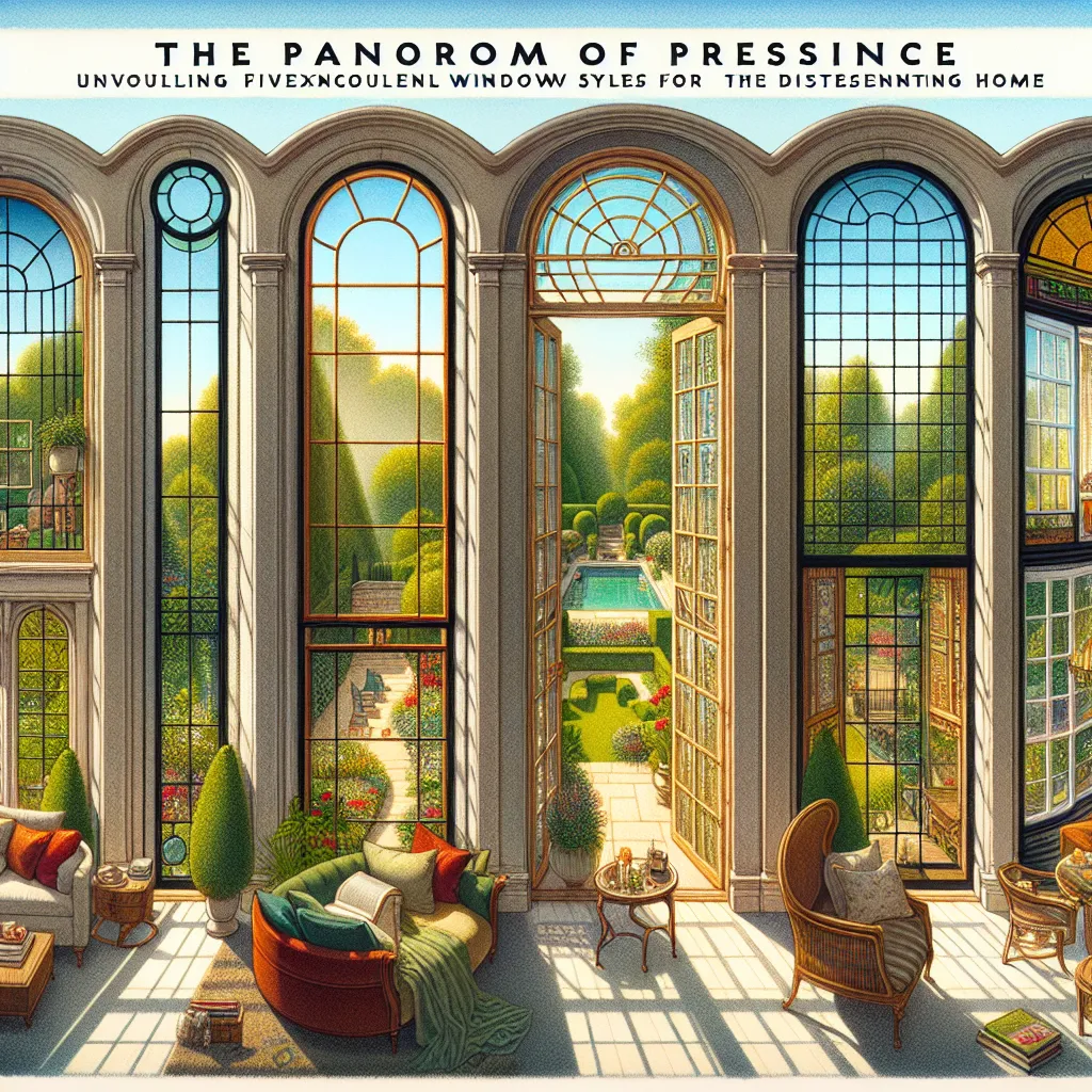 The Panorama of Prestige: Unveiling Five Unparalleled Window Styles for the Discerning Home