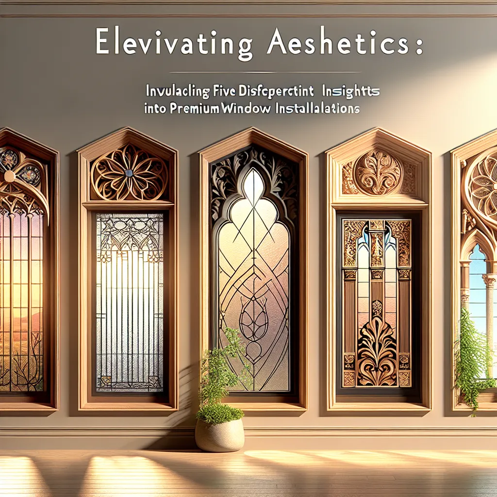 Elevating Aesthetics: Unveiling Five Distinctive Insights into Premium Window Installations