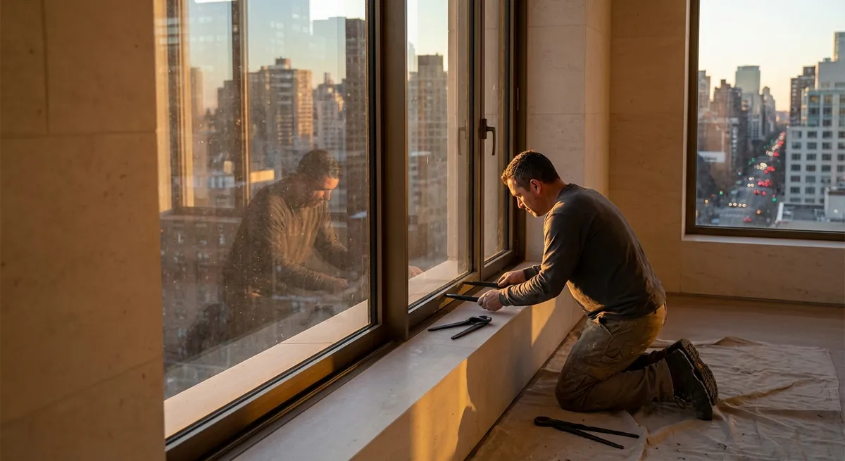 Architectural Calm: Orchestrating Installation for Bespoke Windows