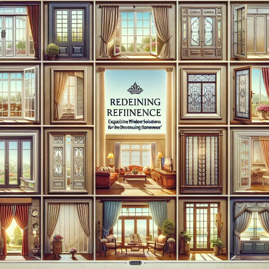 Redefining Refinement: Exquisite Window Solutions for the Discerning Homeowner