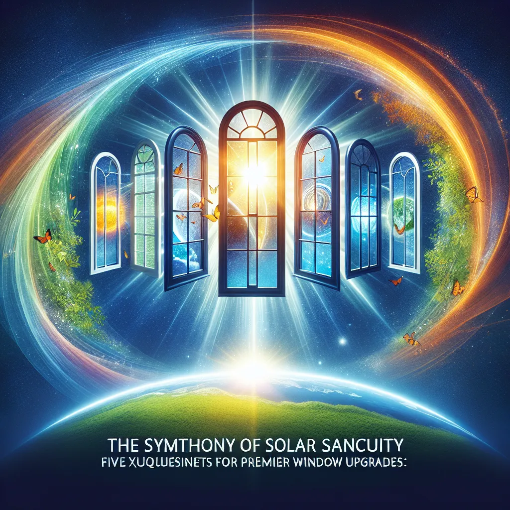 The Symphony of Solar Sanctity: Five Exquisite Insights for Premier Window Upgrades