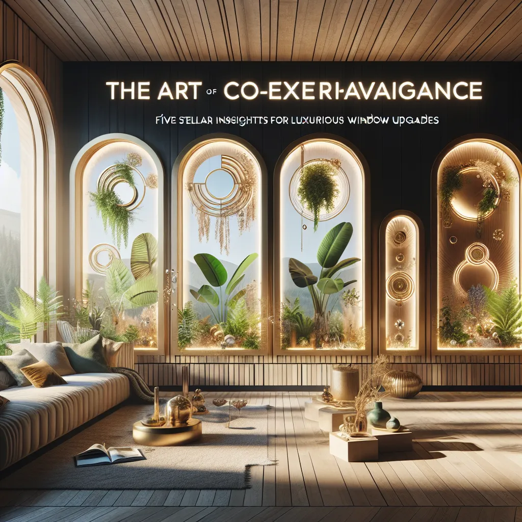 The Art of Eco-Extravagance: Five Stellar Insights for Luxurious Window Upgrades