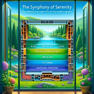 The Symphony of Serenity: Decoding Five Lustrous Layers of Luxurious Window Upgrades